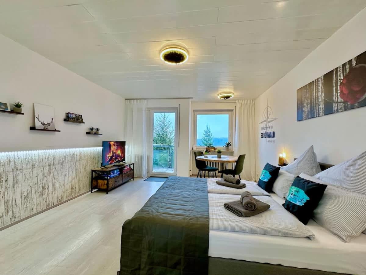 Relaxapartments Black Forest Nature Mit Beheiztem Indoor-Pool Und Sauna - Sonnenbalkon Mit Blick Ins Gruene, Schnelles Internet, Naehe Triberger Wasserfaelle, Fuer Bis Zu 2 Personen Schönwalde Екстериор снимка