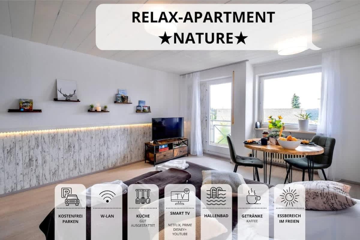 Relaxapartments Black Forest Nature Mit Beheiztem Indoor-Pool Und Sauna - Sonnenbalkon Mit Blick Ins Gruene, Schnelles Internet, Naehe Triberger Wasserfaelle, Fuer Bis Zu 2 Personen Schönwalde Екстериор снимка